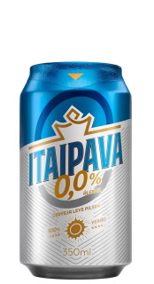 Cerveja Itaipava 0,0 lcool Lata 350ml