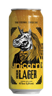 Cerveja Unicorn Premium Lager Lata 473ml