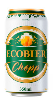 Cerveja Chopp Claro Ecobier Lata 350ml