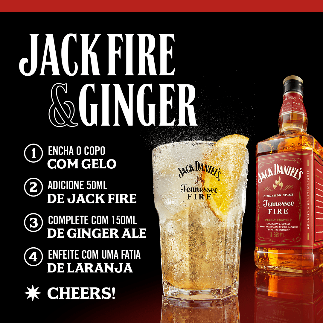 Receita Jack Fire & Ginger