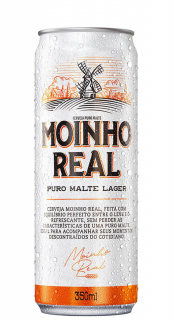Cerveja Moinho Real Puro Malte Lata 350ml