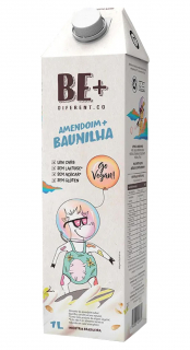 Bebida Vegetal de Amendoim com Baunilha Be+diferent.co 1L