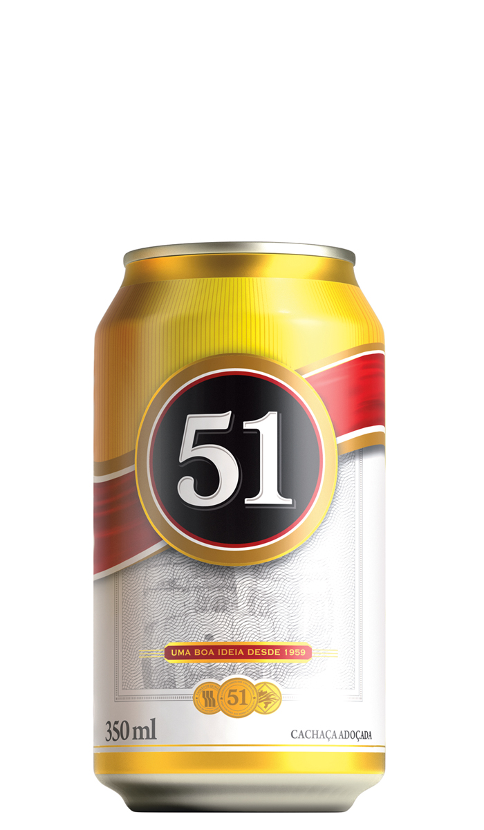 ml Lata 51 Cachaça | 350 Pirassununga Imigrantes Bebidas