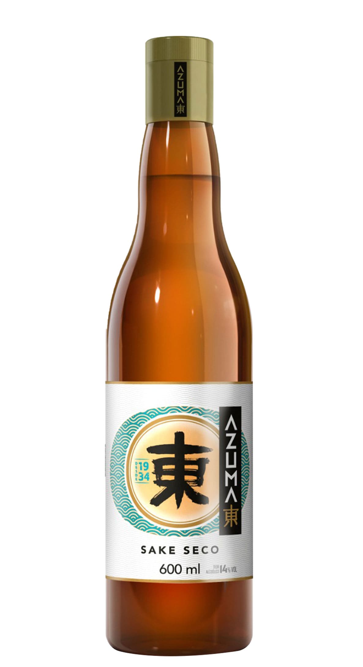 SAQUÊ NACIONAL AZUMA KIRIN SECO - 600ml - Miki Produtos Orientais