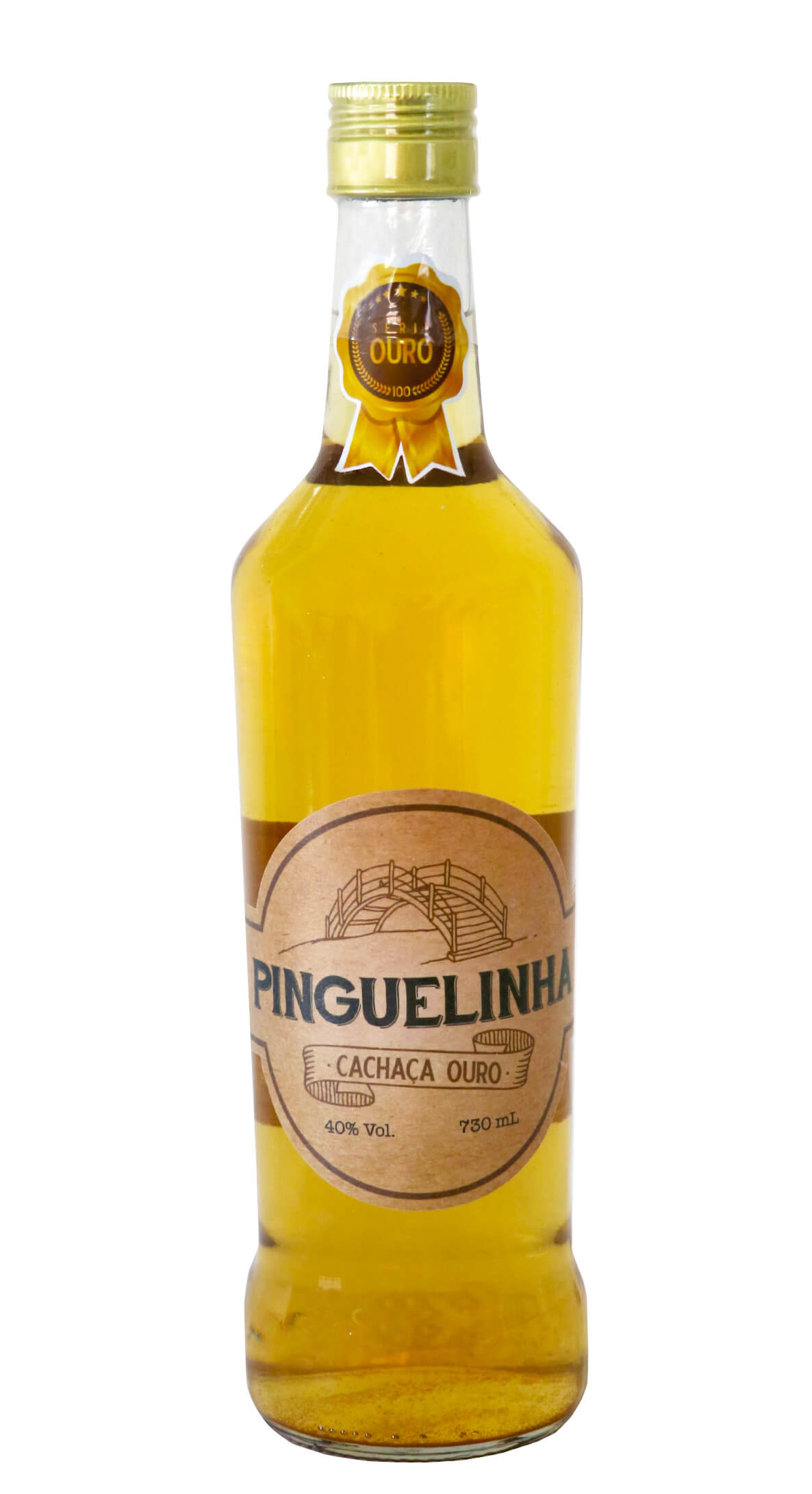 Cachaça Pinguelinha Ouro 730ml | Imigrantes Bebidas