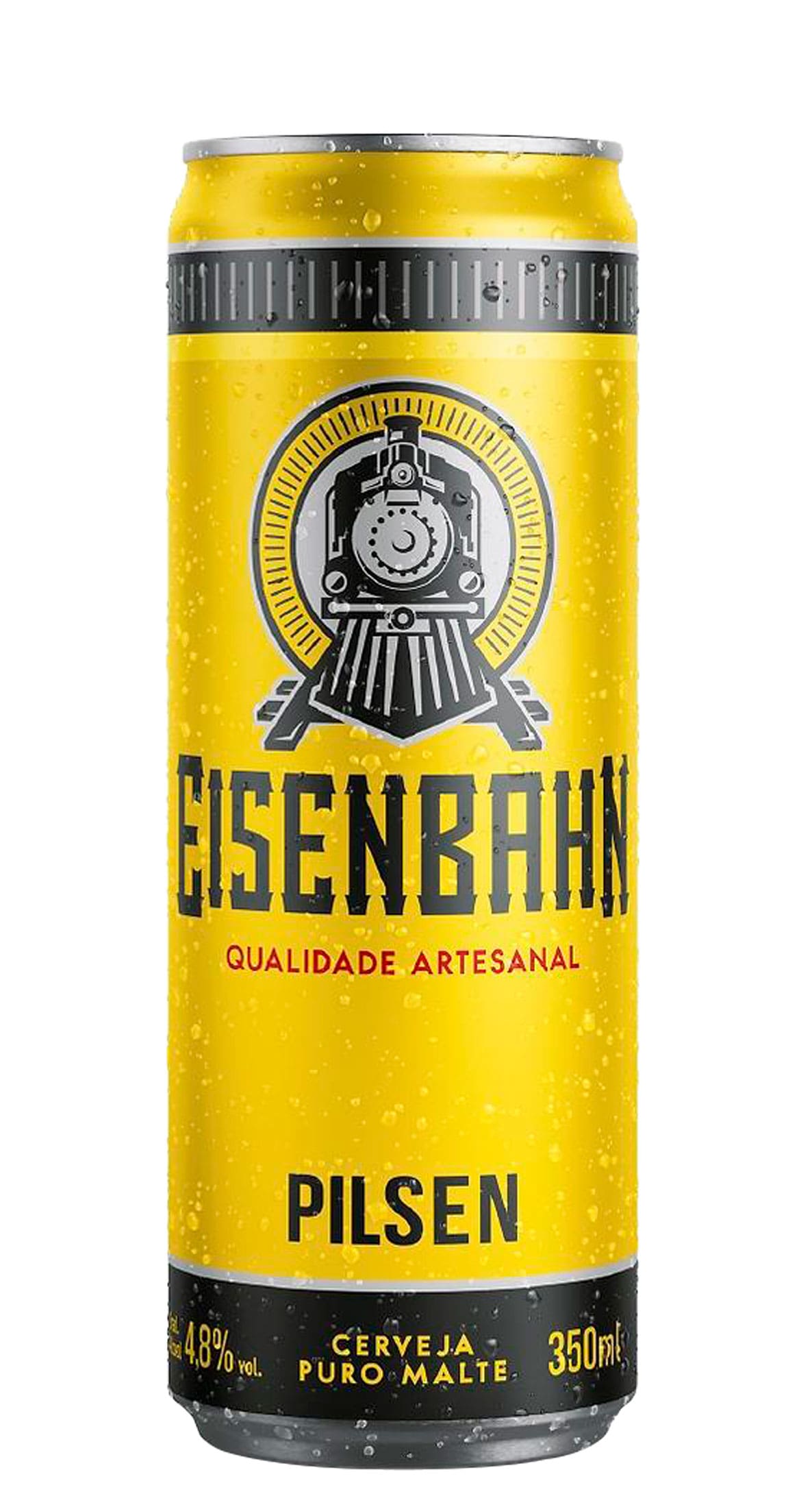 Cerveja Eisenbahn Pilsen Lata 350ml | Autêntico Puro Malte