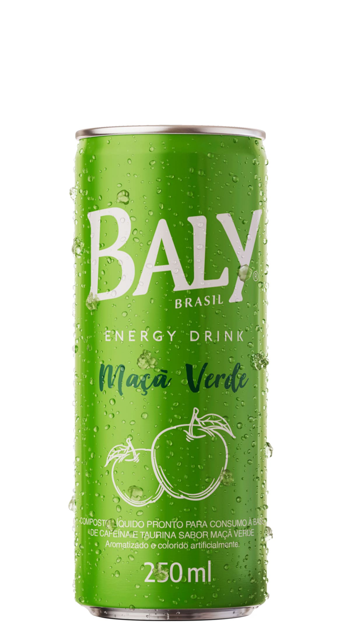 Energético Baly Maçã Verde Lata 250ml - Imigrantes Bebidas