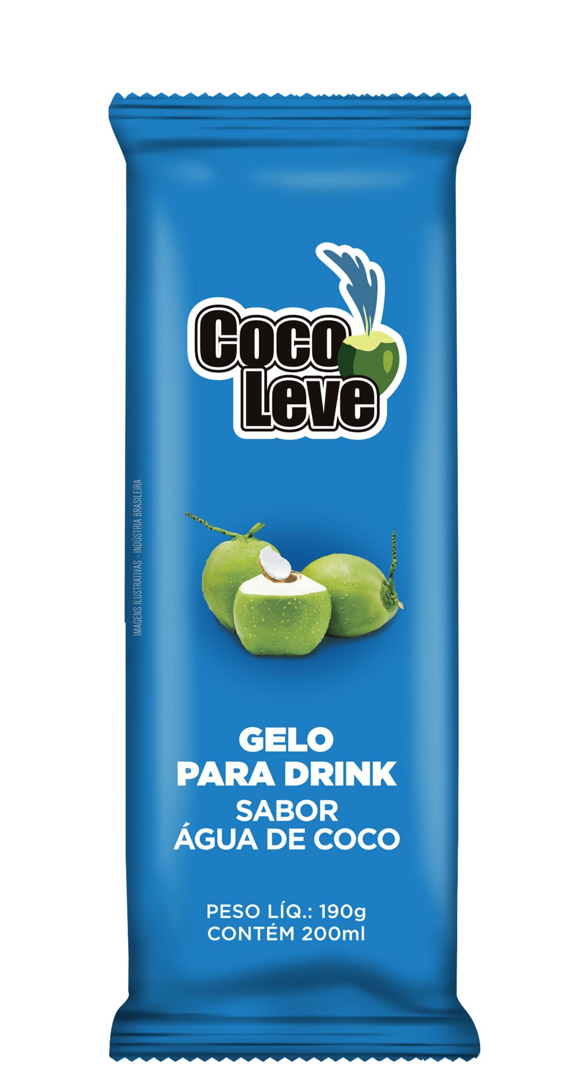 Gelo Coco Leve 200ml - Shishastore Tabacaria