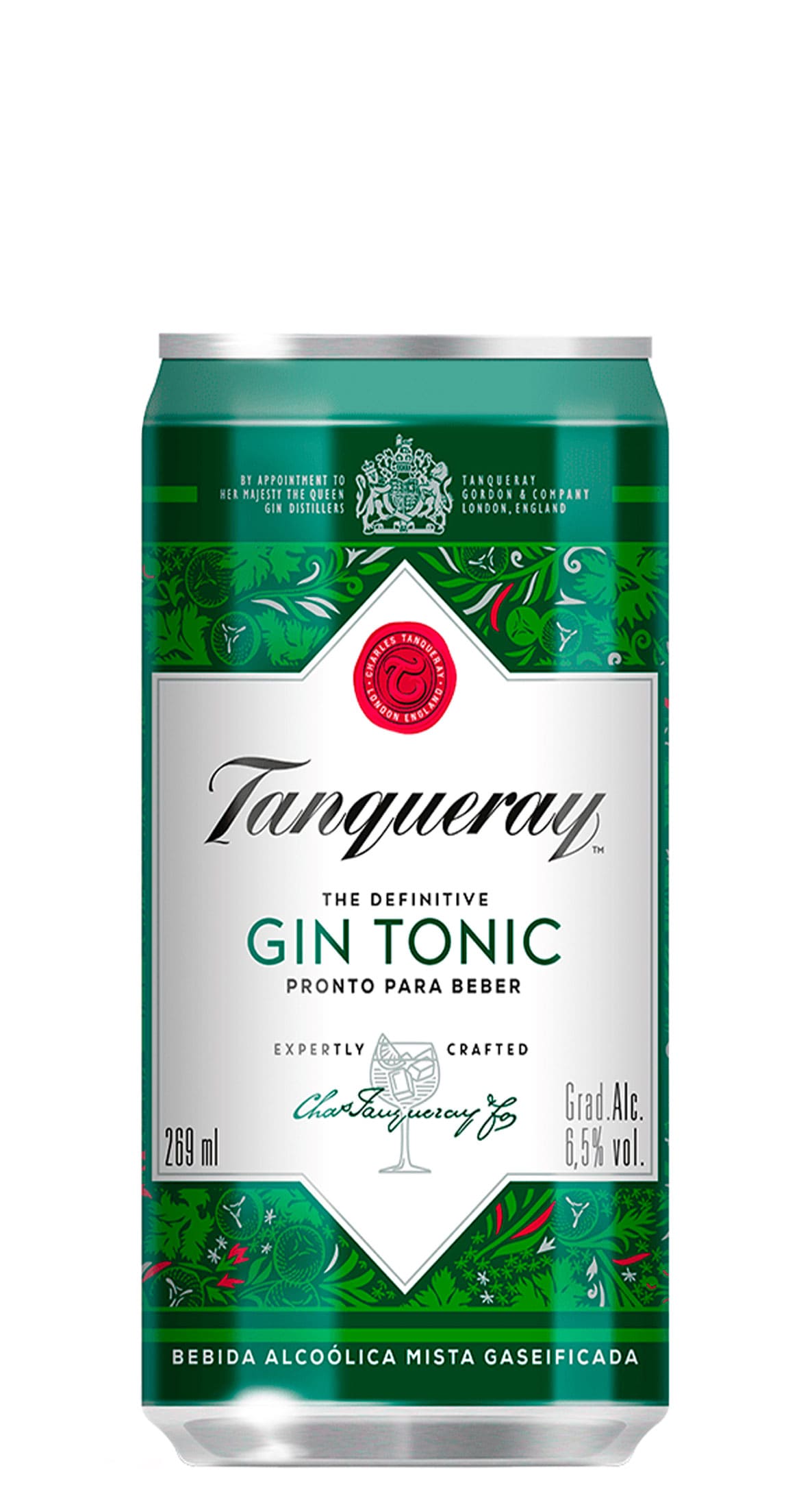 Gin Tonic Tanqueray London Dry Lata Ml Imigrantes Bebidas