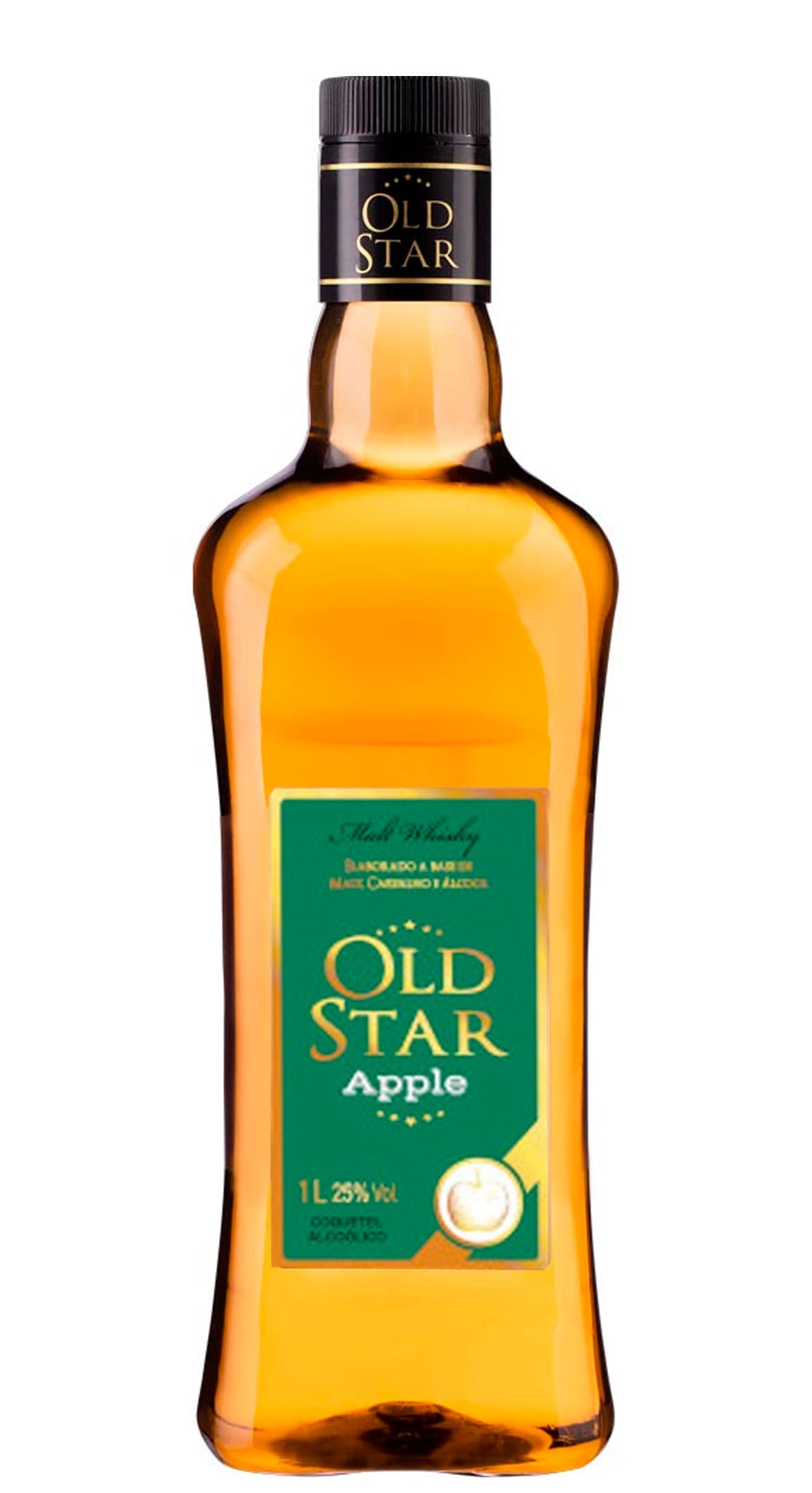 Whisky Old Star Apple 1L | Imigrantes Bebidas