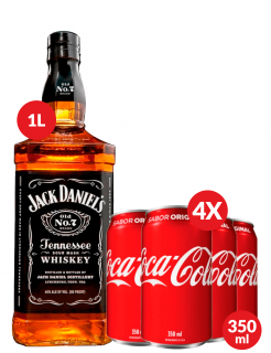 Combo Jack & Coke + 4 Coca-Cola