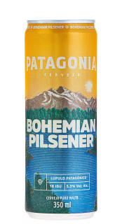 Cerveja Patagonia Bohemian Pilsener Lata 350ml