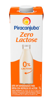 Leite Piracanjuba Semidesnatado Zero Lactose 1L
