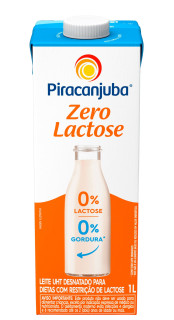Leite Piracanjuba Desnatado Zero Lactose 1L