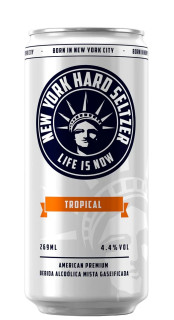 Drink Pronto New York Hard Seltzer Tropical Lata 269ml
