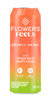 Energtico Flowers Feels Tangerina & Capim Limo 310ml