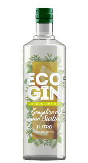 Gin EcoGin Gengibre e Limo Siciliano 1L