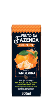 Suco de Tangerina Fruto da Fazenda 200ml