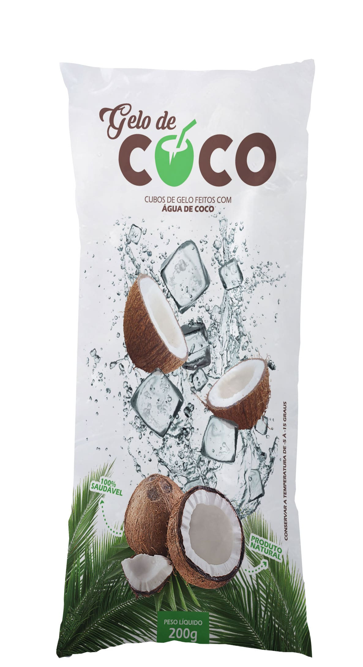 Gelo Coco Leve 200ml - Shishastore Tabacaria