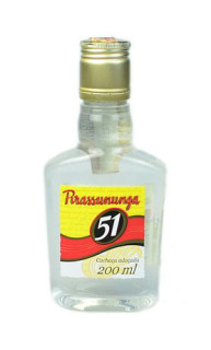 Cachaa Pirassununga 51 Embalagem de Bolso 200 ml