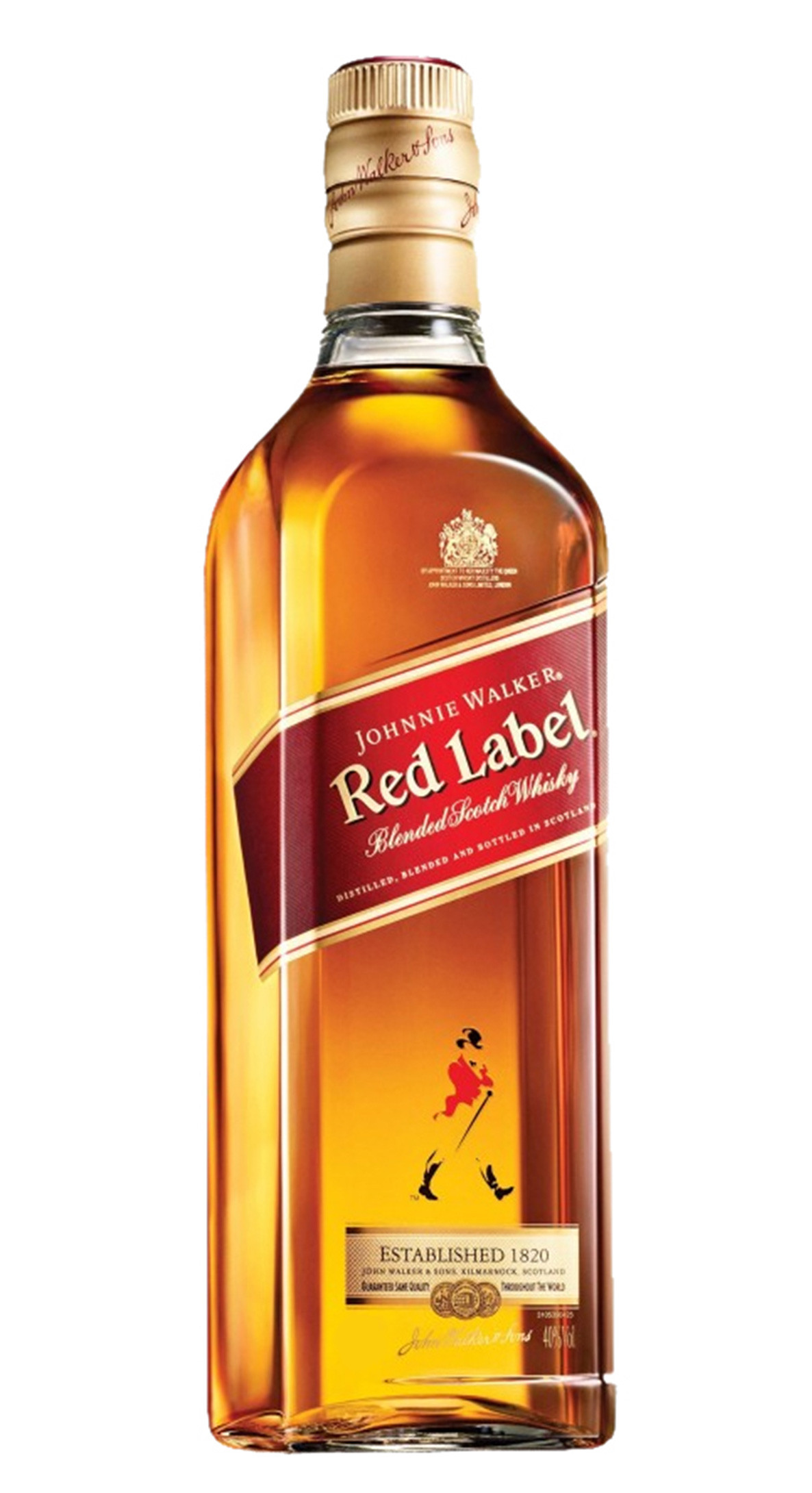 krølle at styre klodset Whisky Johnnie Walker Red Label 1 L - Imigrantes Bebidas