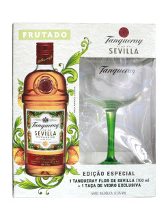 Kit Gin Tanqueray Sevilla 700ml com 1 Taa Exclusiva