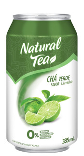 Ch Verde Natural Tea Sabor Limo Lata 335ml