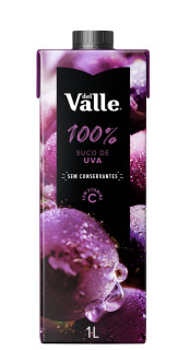 Suco de Uva Del Valle 100% 1L