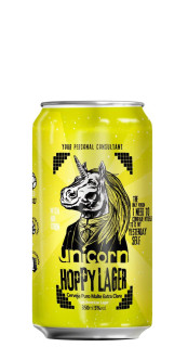Cerveja Unicorn Hoppy Lager Lata 350ml