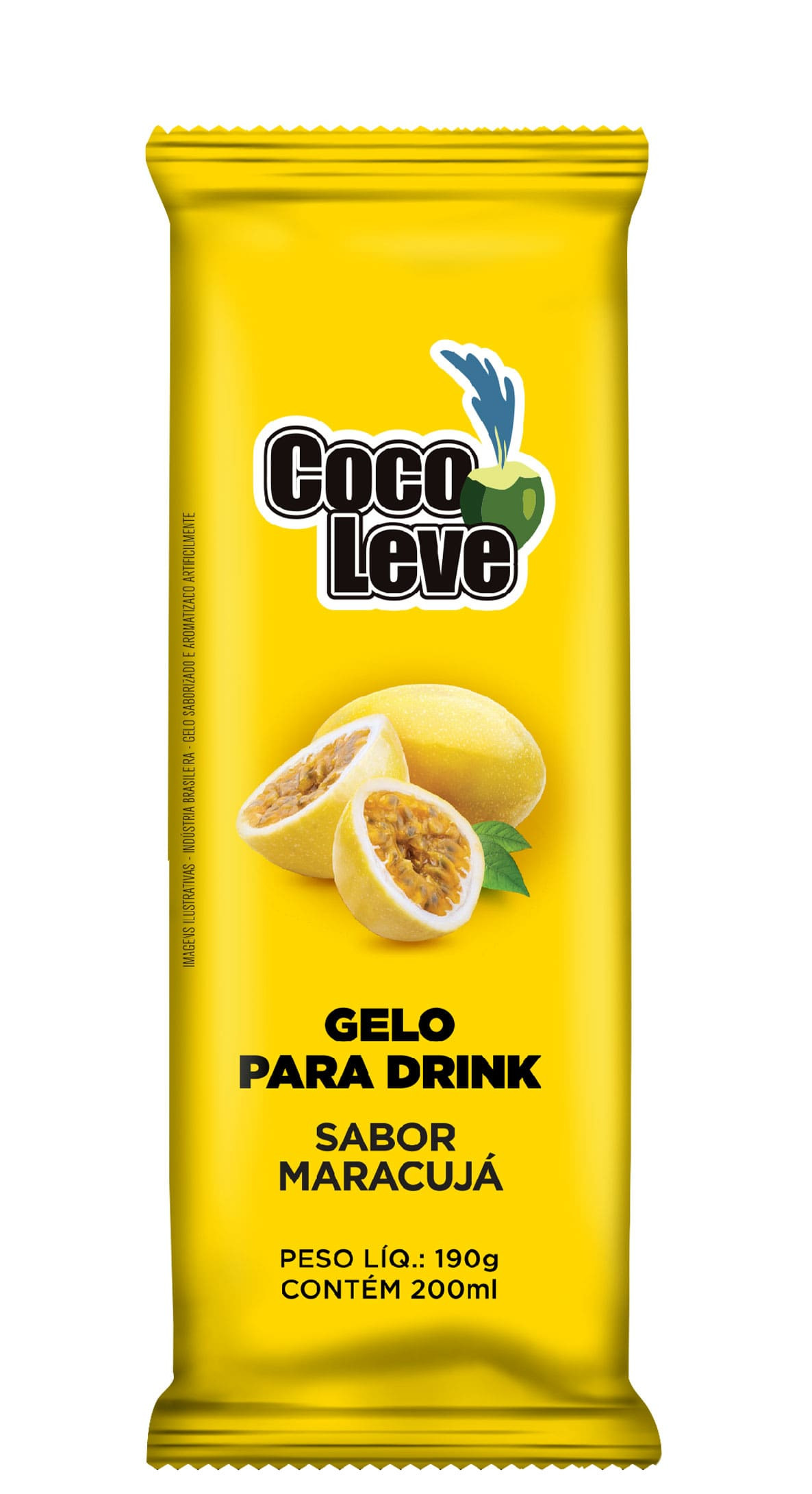 Gelo Coco Leve Sabor Água de Coco 200ml