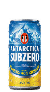 Cerveja Antarctica Subzero Lata 269ml