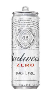 Cerveja Budweiser American Lager Zero Lata 350ml