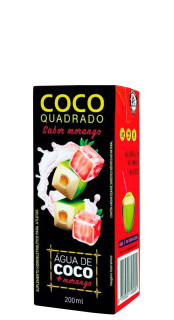 gua de Coco Coco Quadrado sabor Morango 200ml