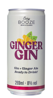 Easy Booze Ginger Gin Lata 269ml