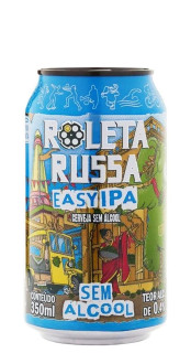 Cerveja Roleta Russa Easy IPA Sem lcool Lata 350ml