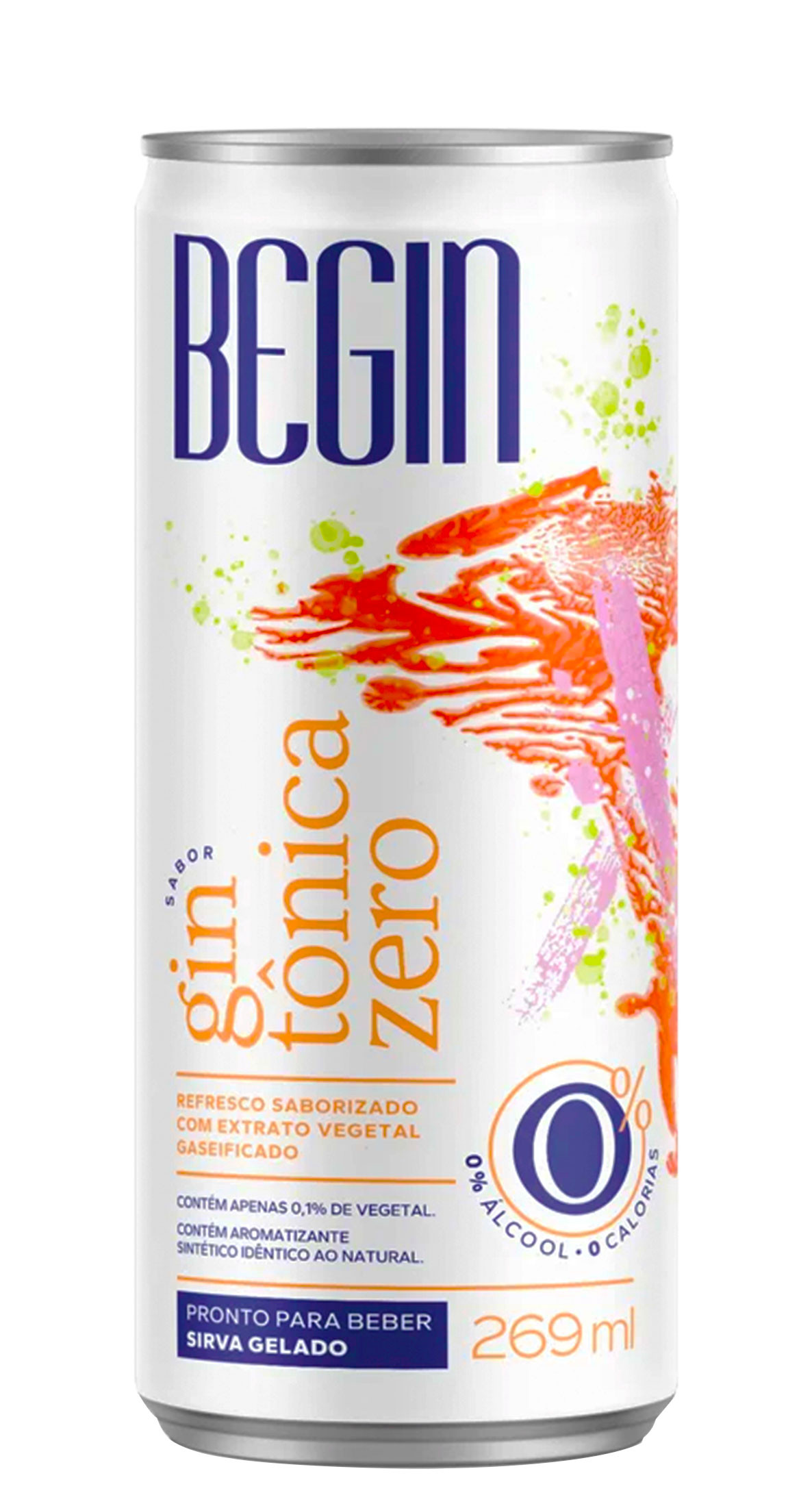 Gin Tônica Begin Sem Álcool 269ml