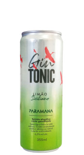 Gin & Tonic Paramana Limo Siciliano Lata 355ml