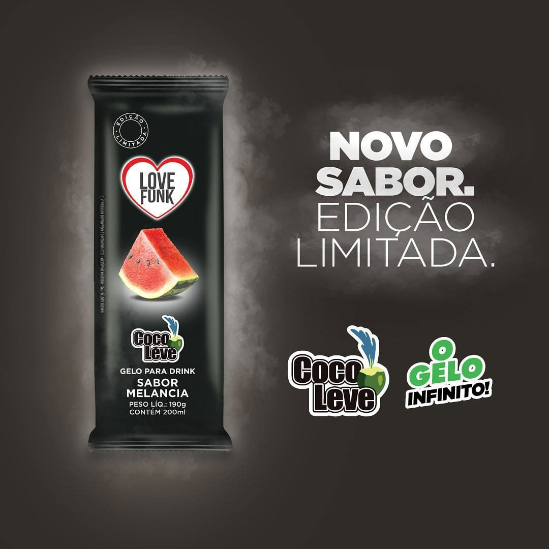 Gelo Morango Coco Leve 190g