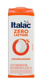 Leite Italac Semidesnatado Zero Lactose 1L