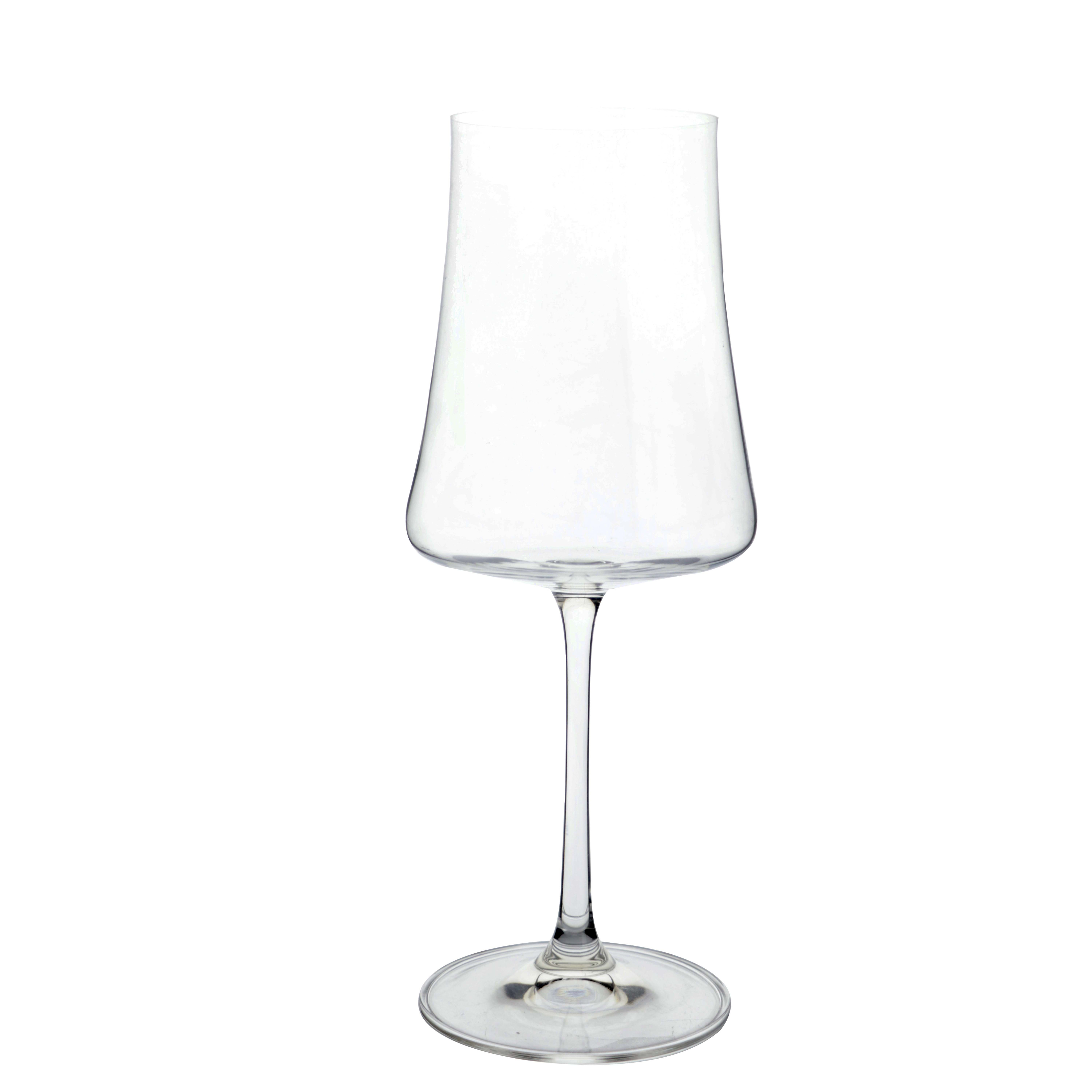 Jogo de 6 tacas para vinho branco Xtra em cristal ecologico 360ml A23,5cm -  Liane Casa Decor