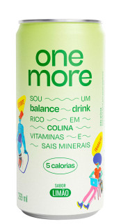 One More Balance Drink Limão Lata 269ml