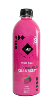Xarope Gin Sabores Sabor Cranberry 500ml
