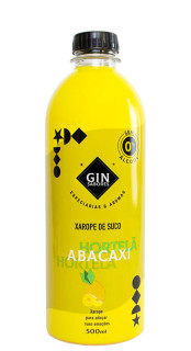 Xarope Gin Sabores Sabor Abacaxi com Hortel 500ml