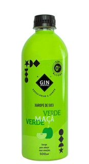 Xarope Gin Sabores Sabor Ma Verde 500ml